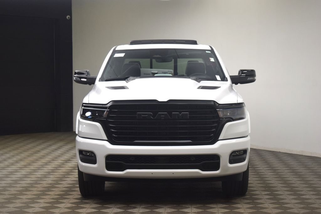 New 2026 Bright White Clear-Coat Exterior Paint RAM Laramie image 2