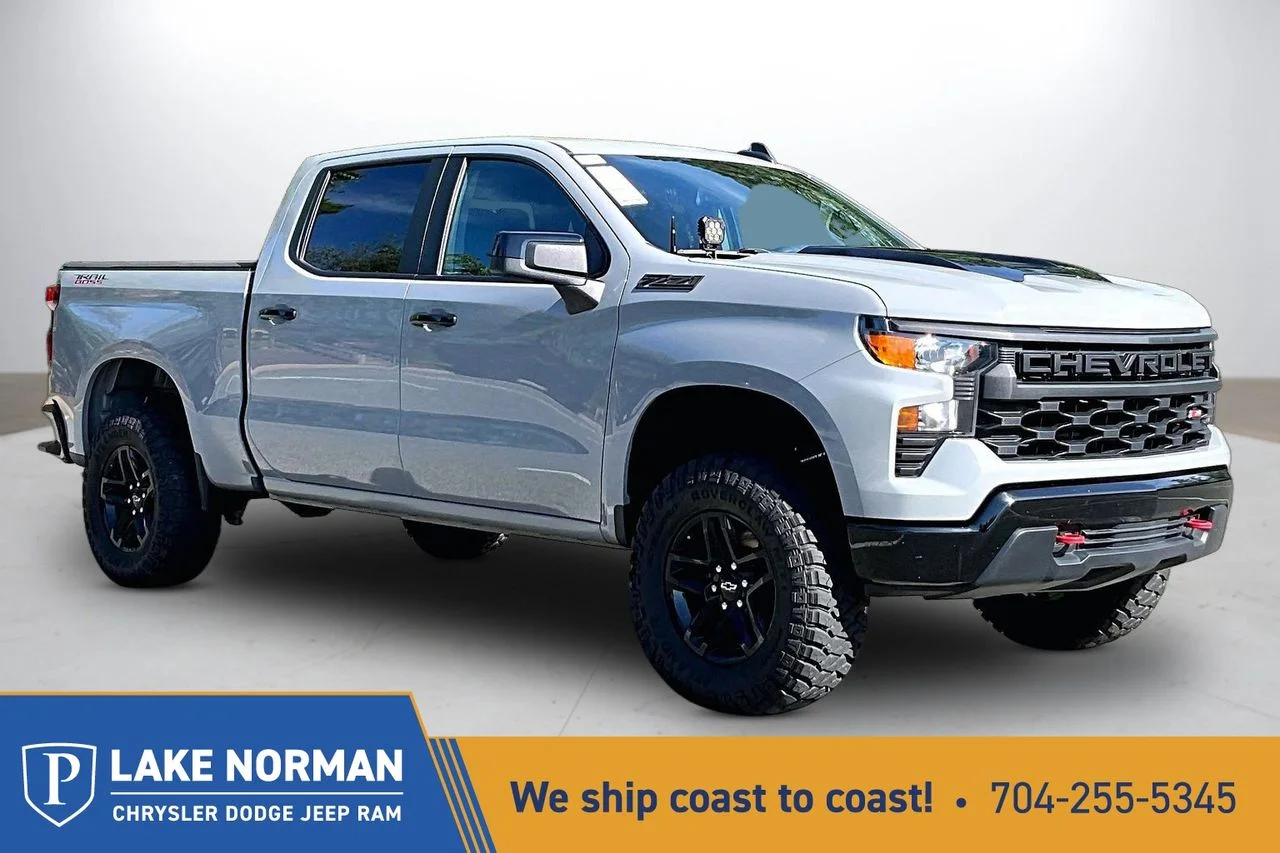 Certified Used 2024 Gray Chevrolet Custom Trail Boss image 1