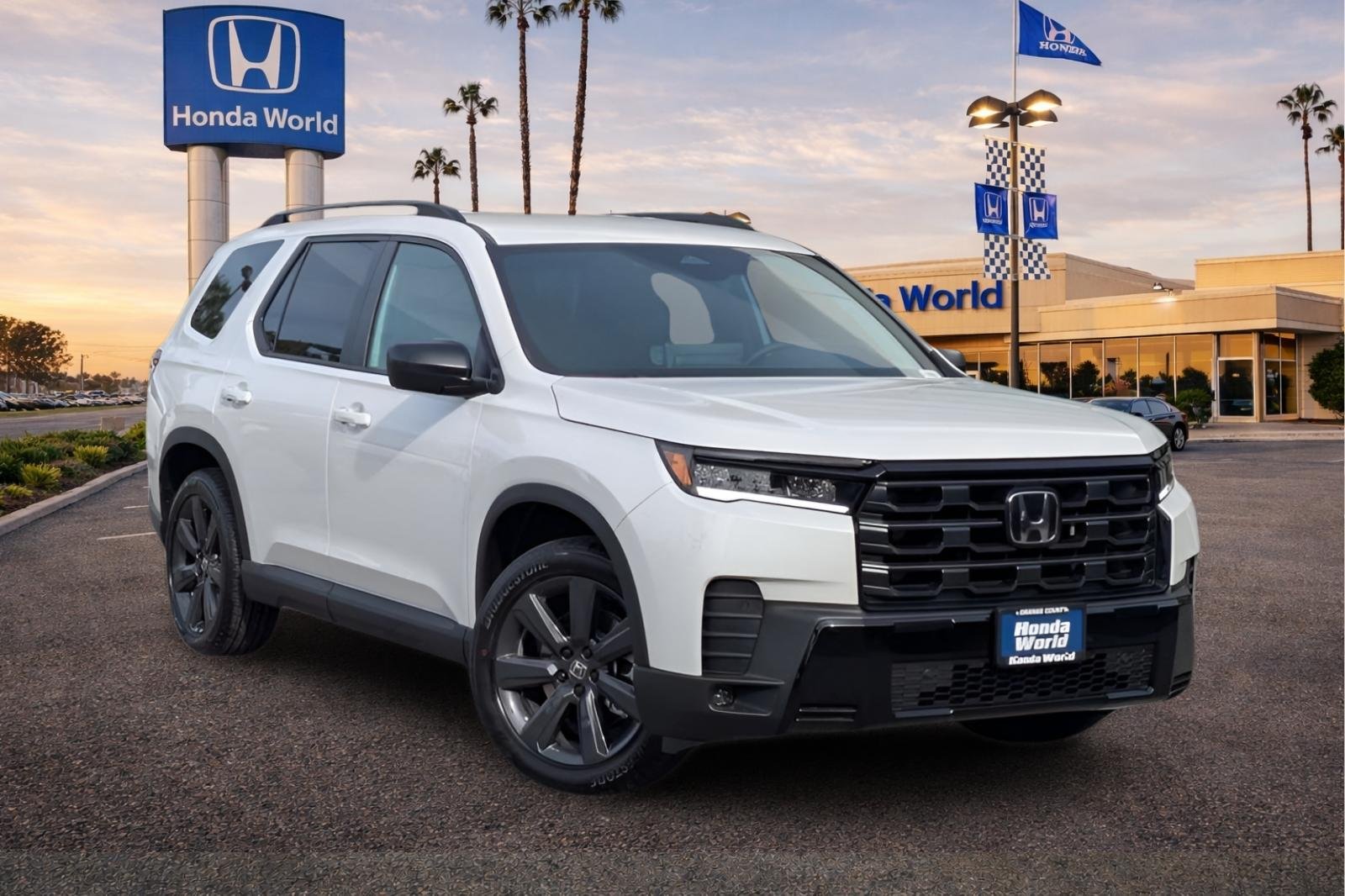 New 2026 Platinum White Pearl Honda Sport image 2