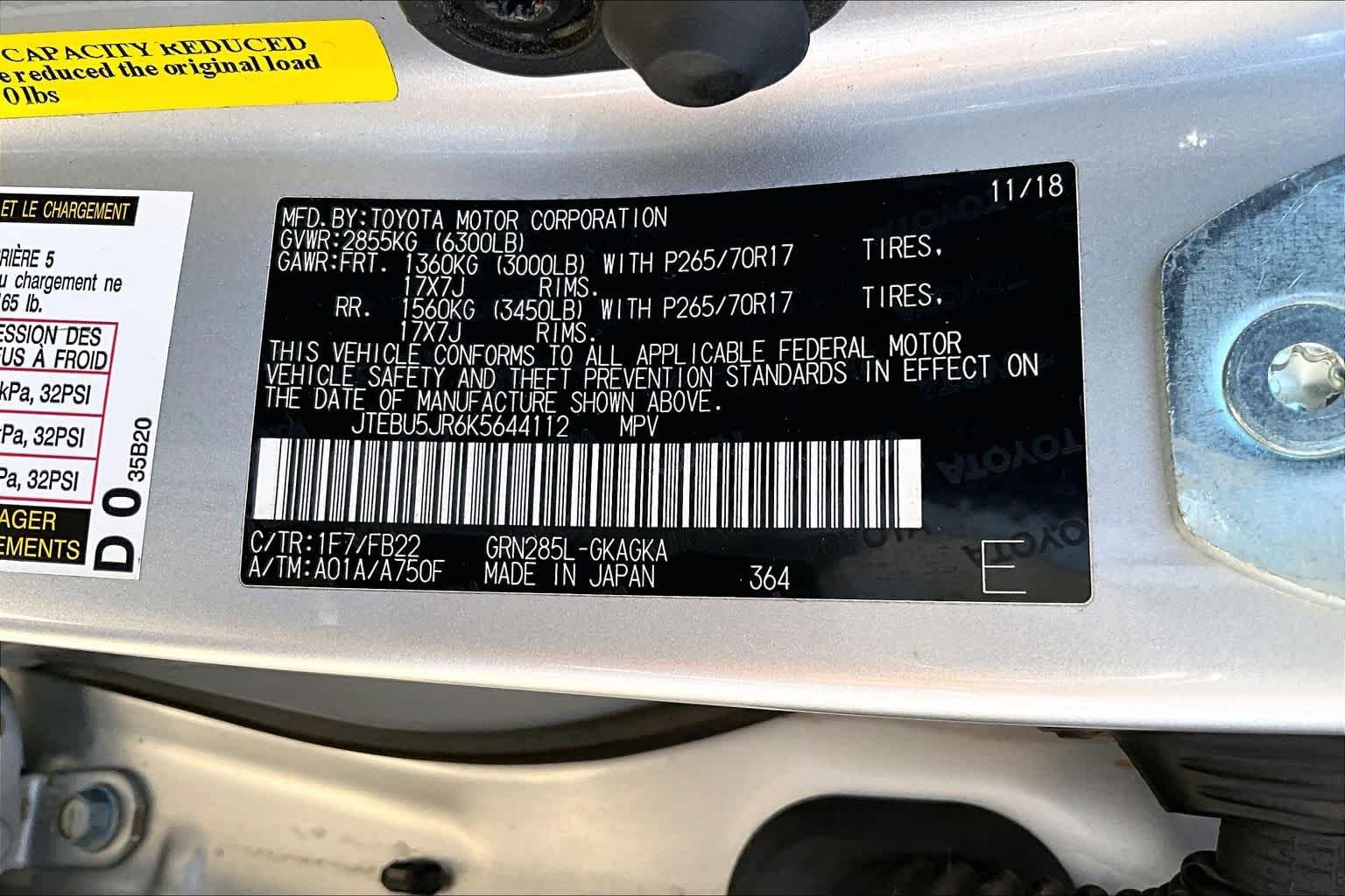 Used 2019 Classic Silver Metallic Toyota SR5 image 35