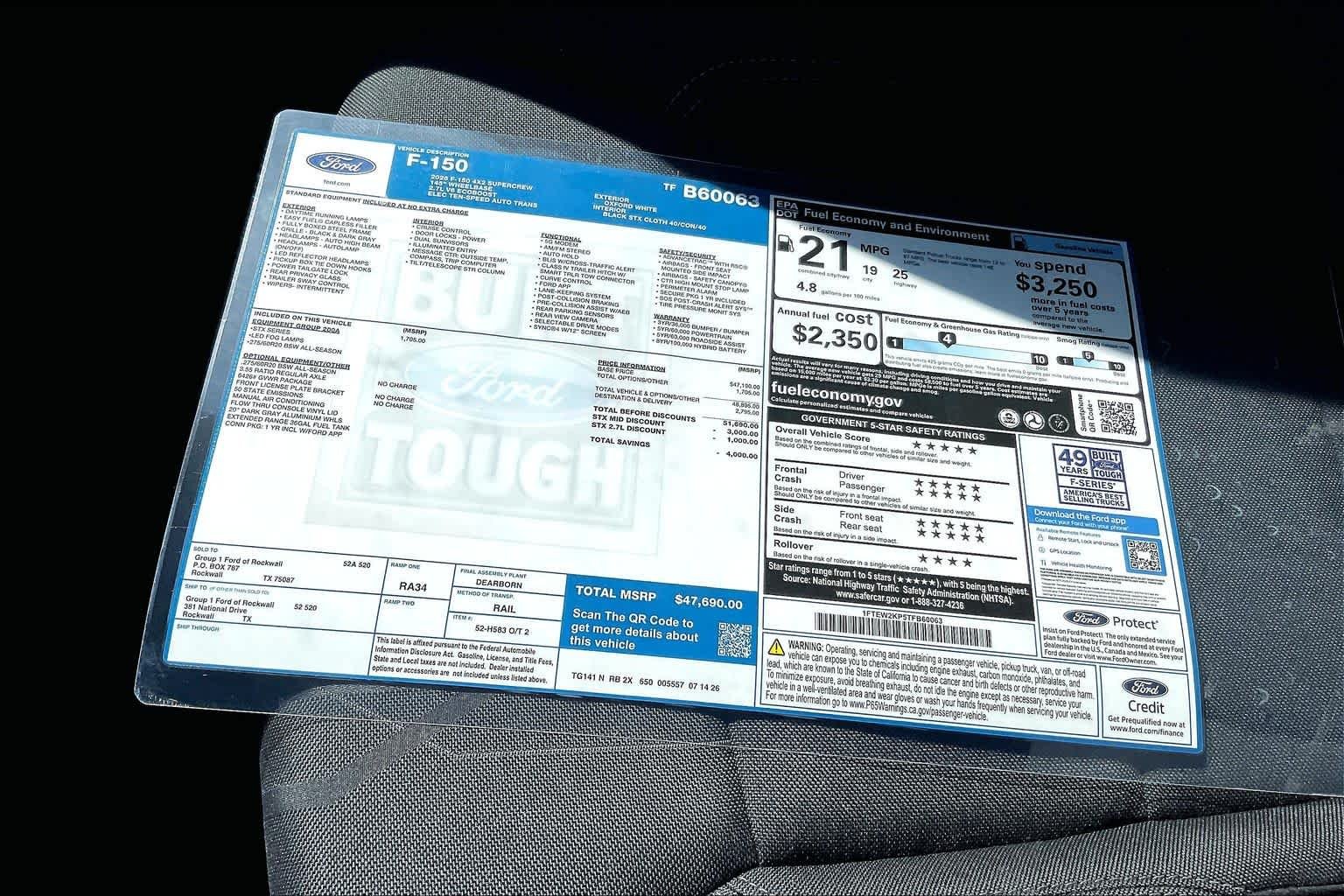 New 2026 Oxford White Ford STX® image 18