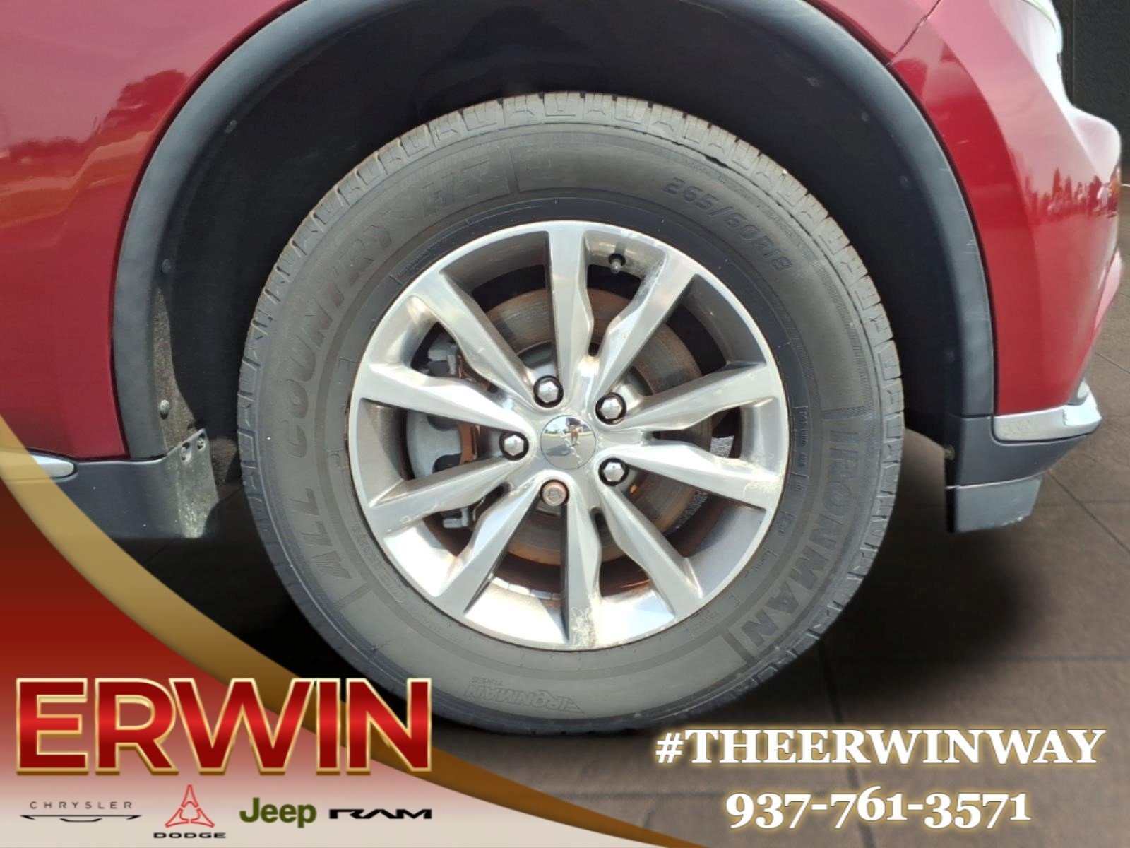 Used 2014 Deep Cherry Red Crystal Pearl Coat Dodge Limited image 9