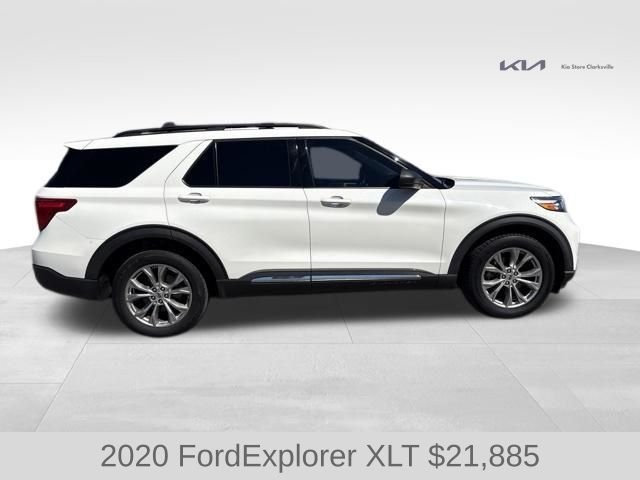 Used 2020 White Metallic Ford XLT image 9