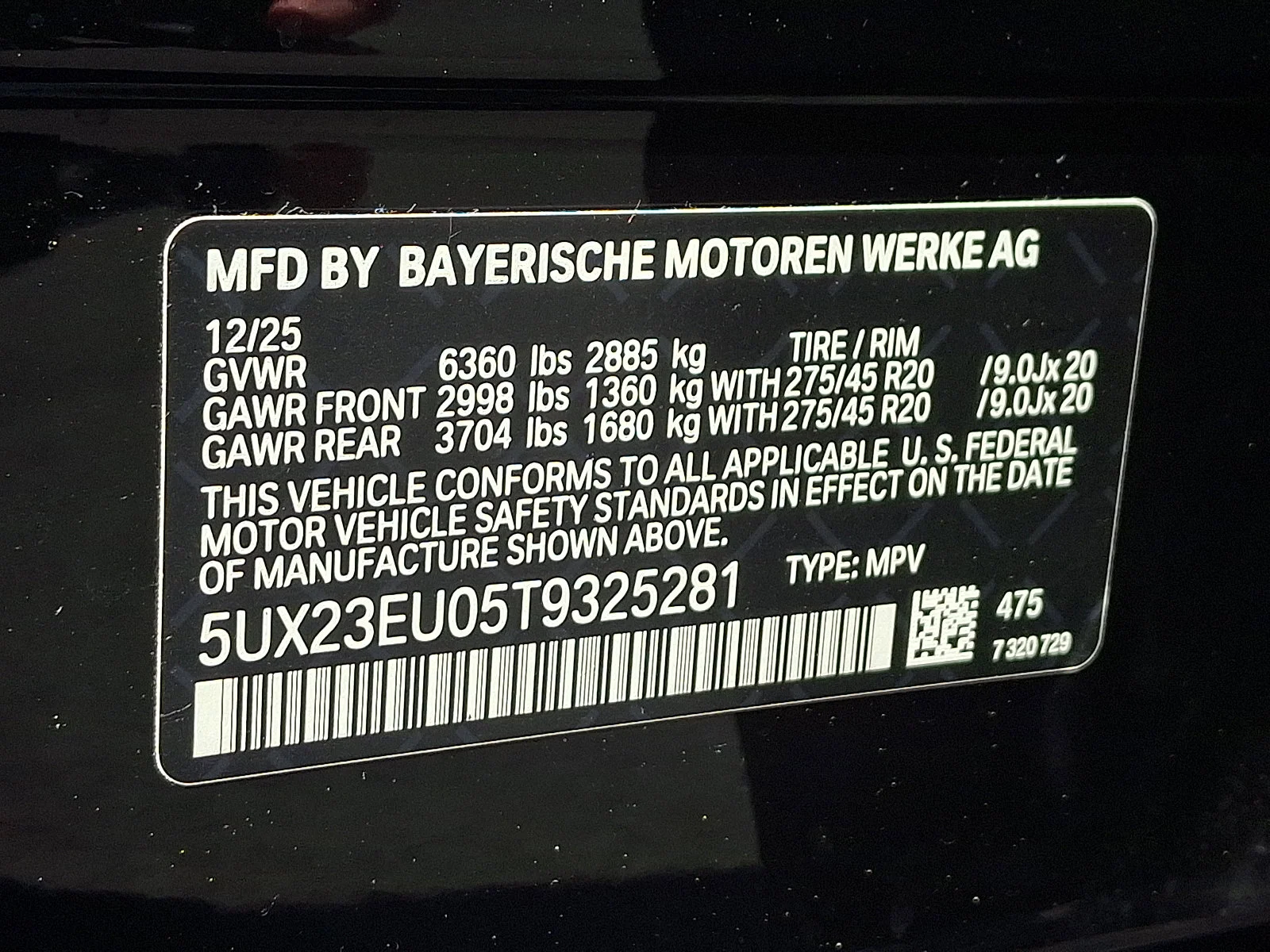 Used 2026 Black Sapphire Metallic BMW xDrive40i image 40