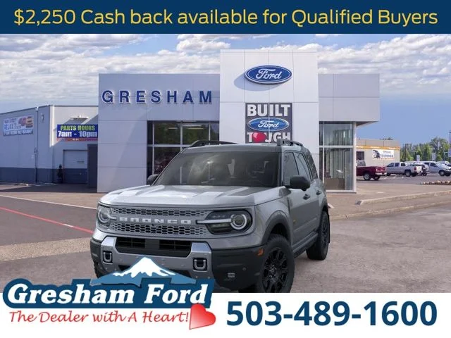 New 2026 Carbonized Gray Metallic Ford Badlands image 2