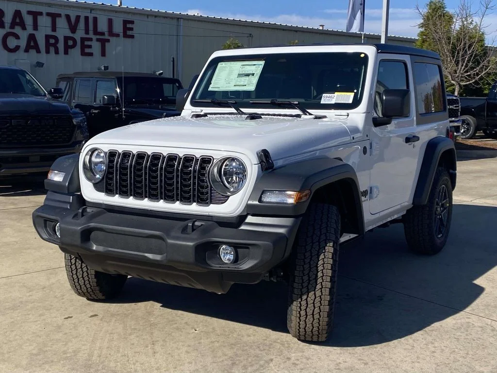 New 2026 Bright White Clear-Coat Exterior Paint Jeep Sport S image 3