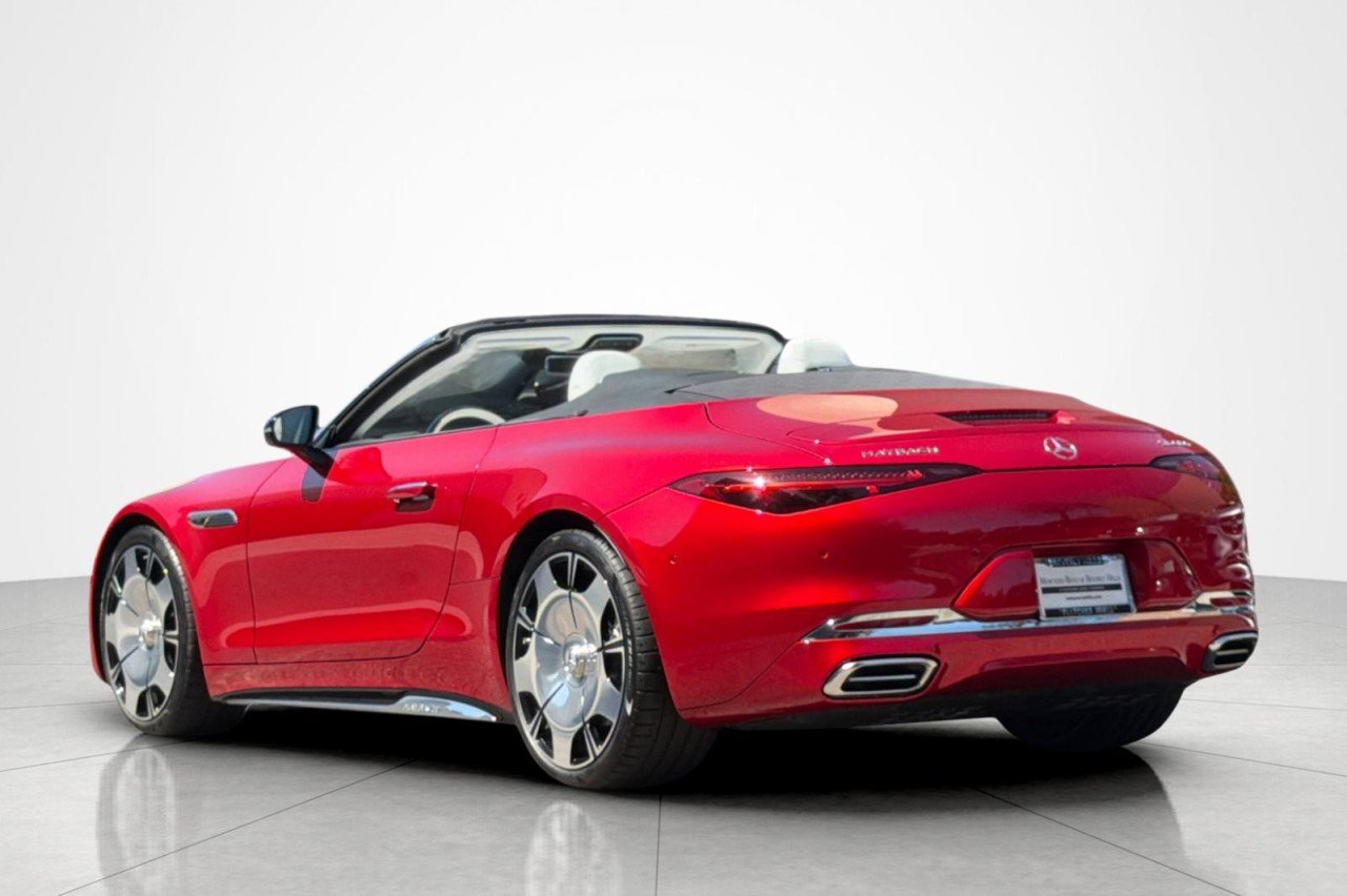 New 2026 MANUFAKTUR garnet red metallic (Red Ambiance) Mercedes-Benz Maybach SL 680 Monogram Series Roadster image 3