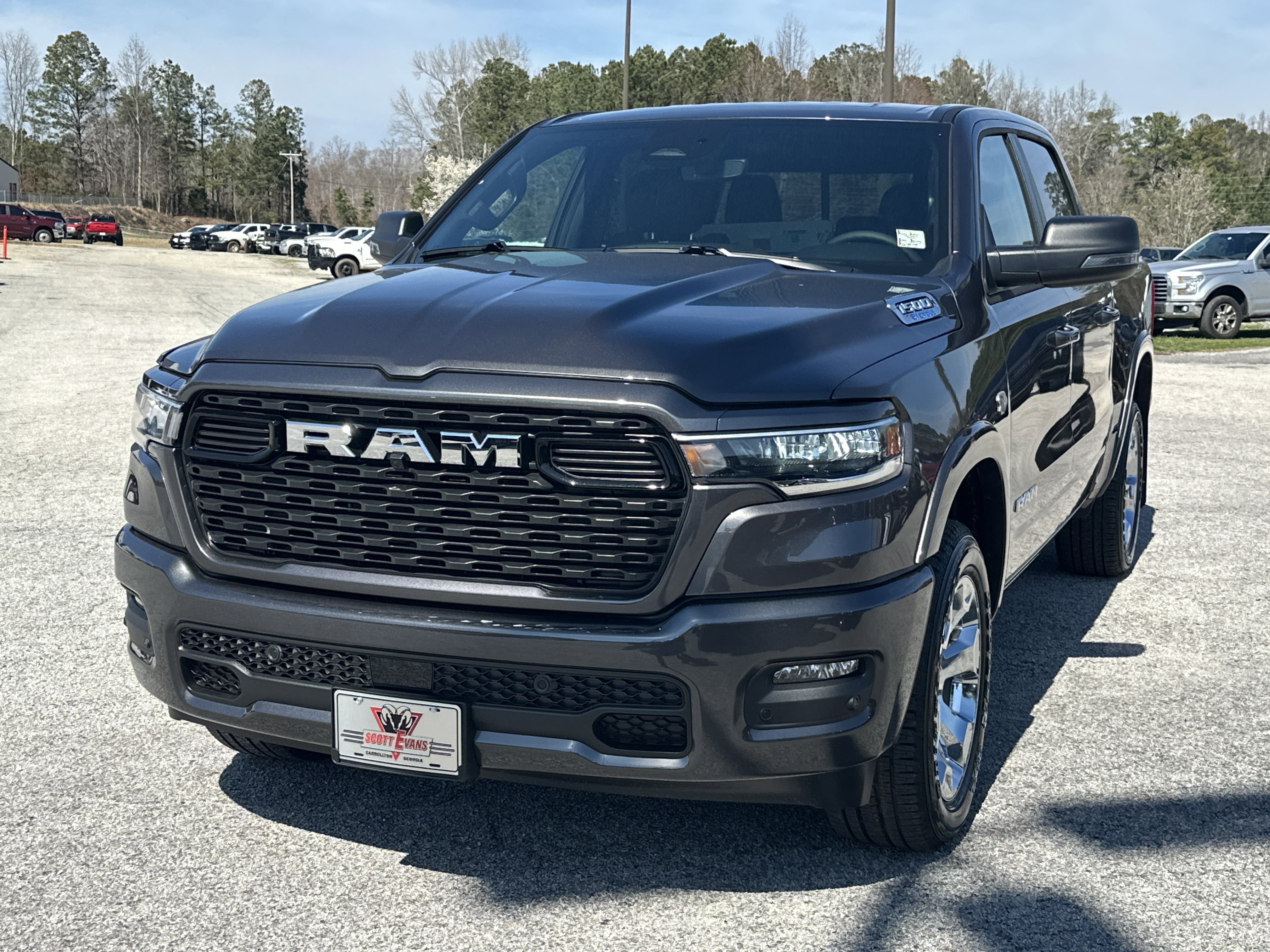 New 2026 Granite Crystal Metallic Clear-Coat Exterior Paint RAM Big Horn image 4