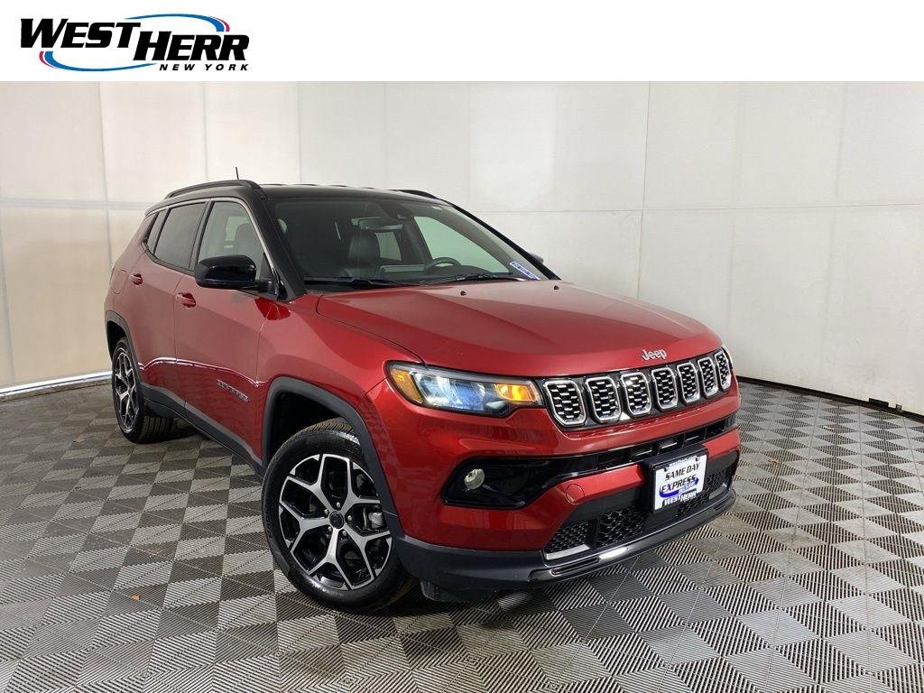 Used 2025 Red Hot Pearlcoat Jeep Limited image 1