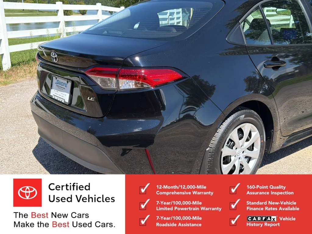 Certified Used 2026 Midnight Black Metallic Toyota LE image 10