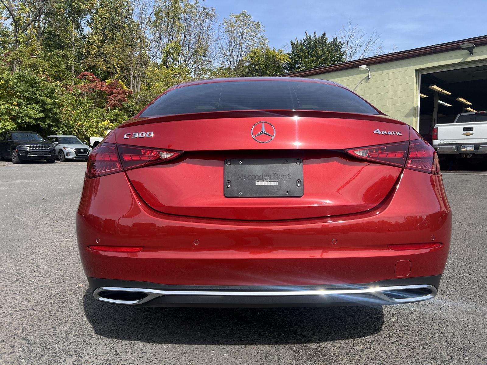 Used 2022 MANUFAKTUR Cardinal Red Metallic Mercedes-Benz C 300 image 4