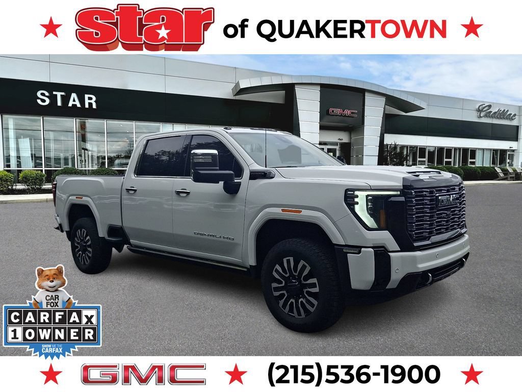Certified Used 2025 Summit White GMC Denali Ultimate image 1