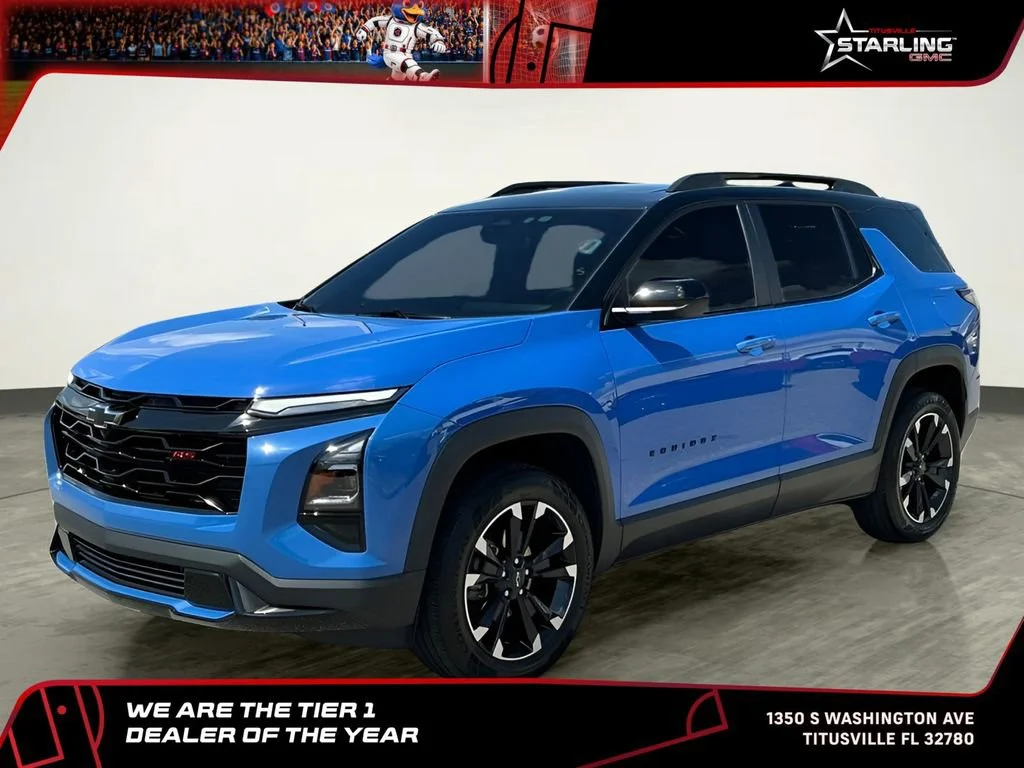 Used 2025 Reef Blue Metallic Chevrolet RS image 1