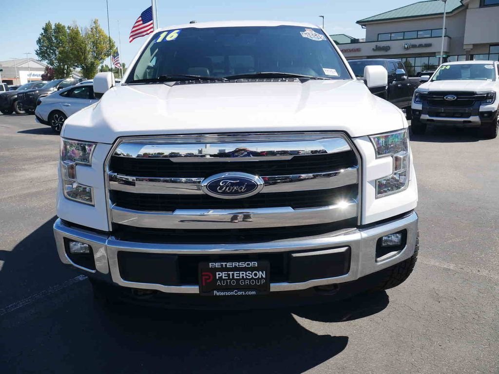Used 2016 White Ford Lariat image 2