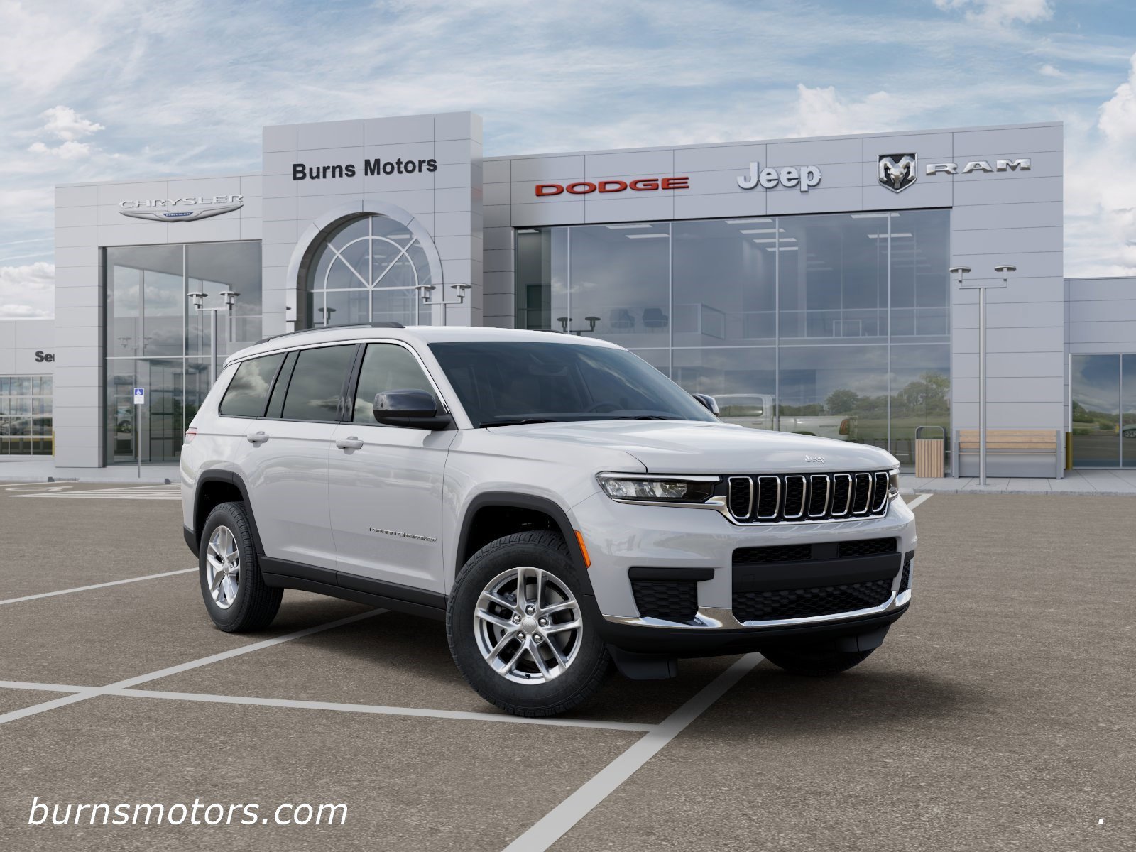 New 2026 Bright White Clear-Coat Exterior Paint Jeep Laredo X image 5
