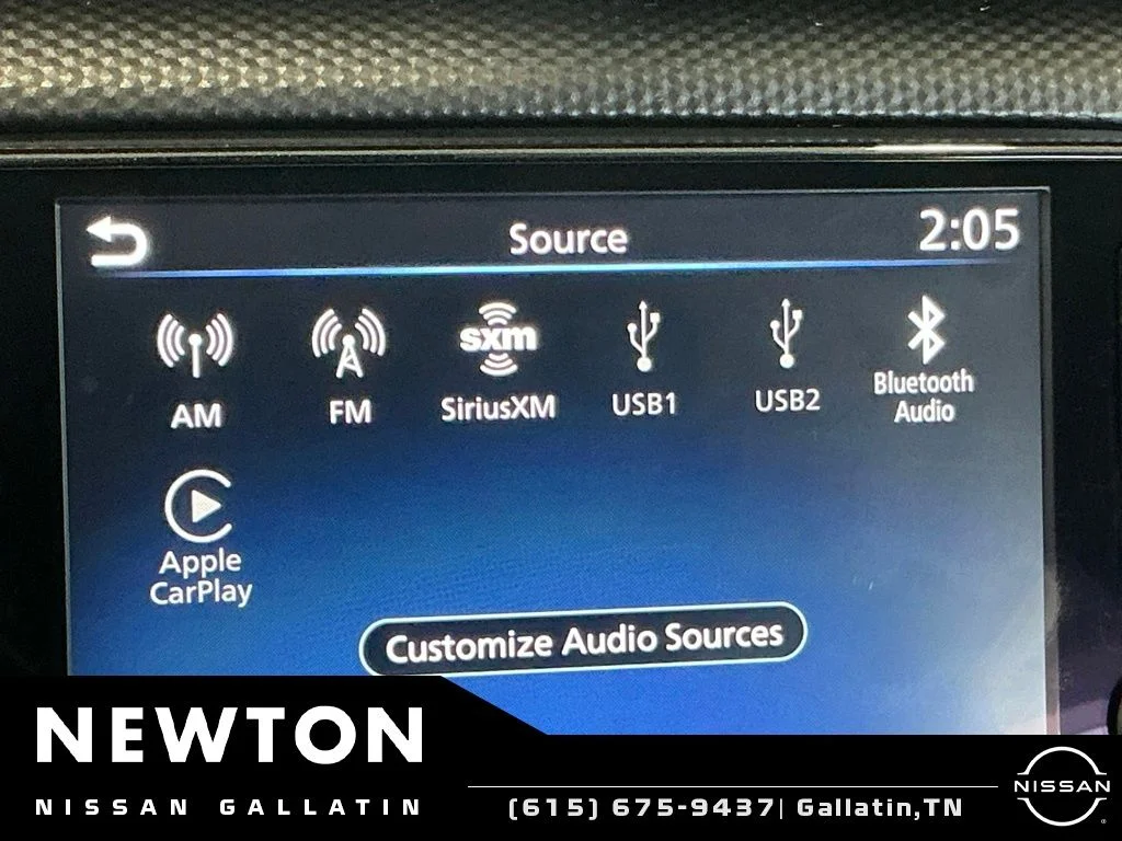 Used 2023 Electric Blue Metallic/Super Black Nissan SV image 24