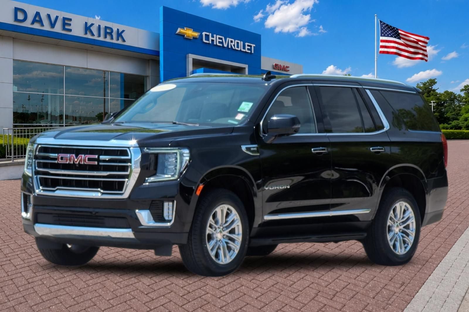 Used 2021 ONYX BLACK GMC SLT image 7