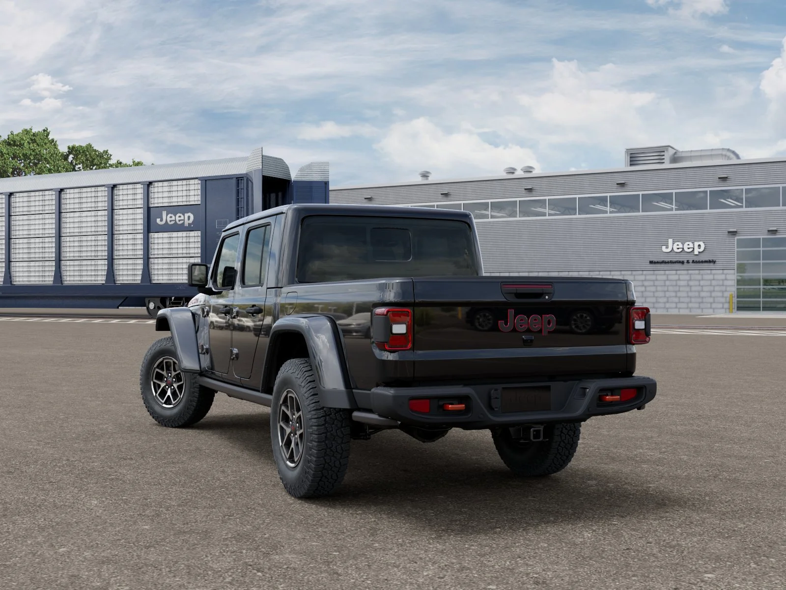 New 2026 Black Clearcoat Jeep Rubicon X image 3