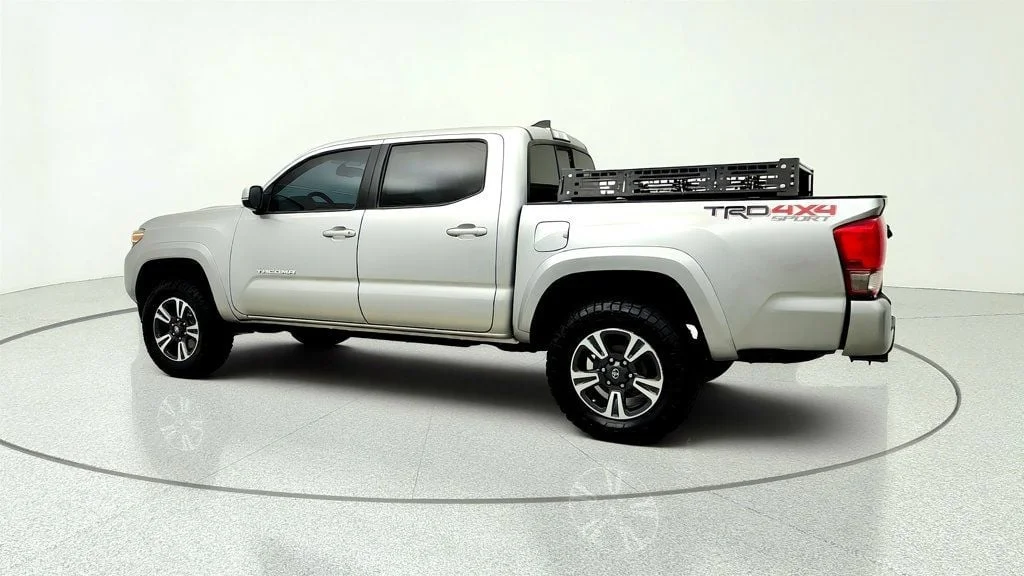 Used 2016 Silver Sky Metallic Toyota TRD Off-Road Double Cab 4WD V6 Manual w/ Tow Pkg & Overland Rack image 7