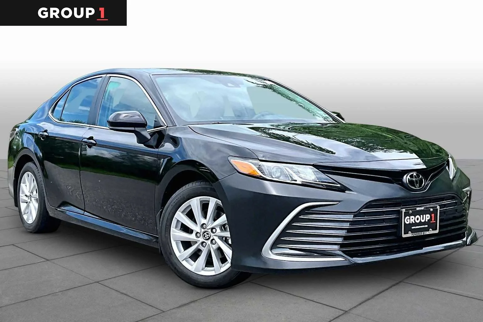 Used 2023 Midnight Black Metallic Toyota LE image 3