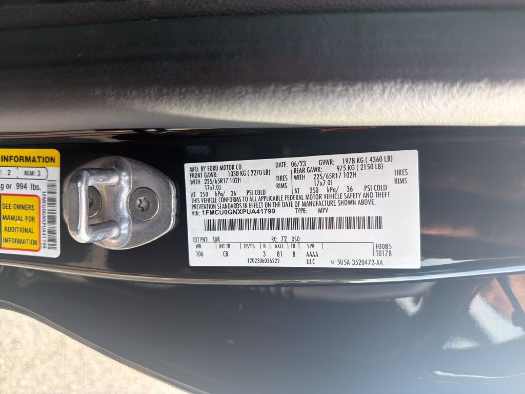 Used 2023 Black Metallic Ford Active image 23