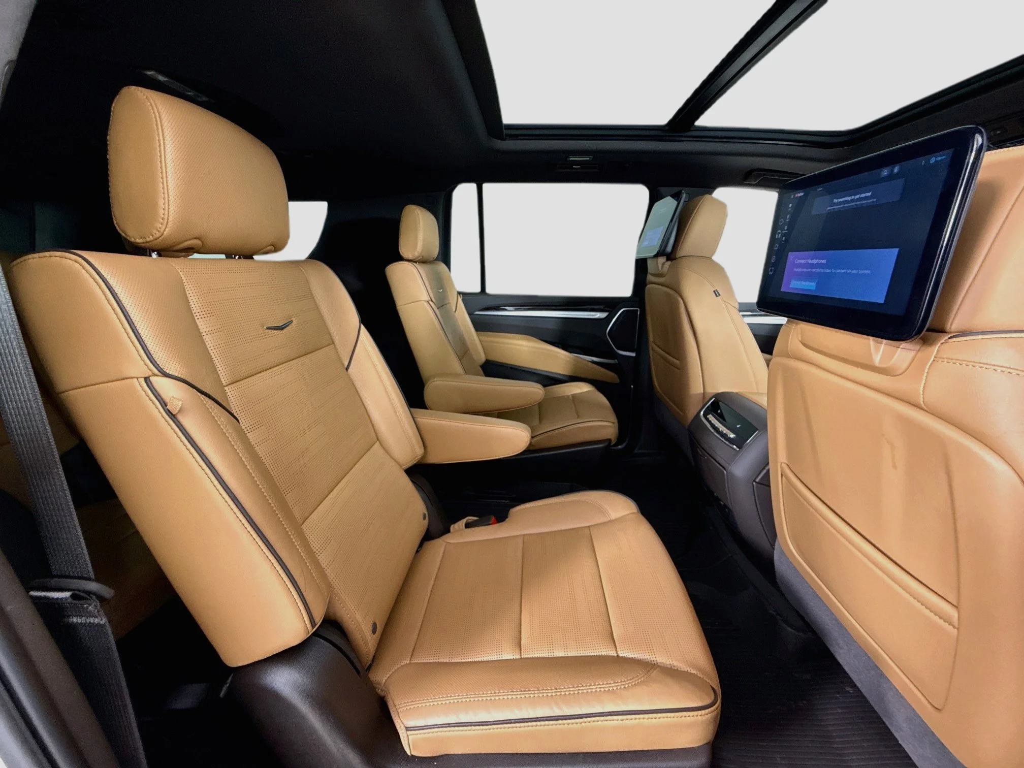 Used 2025 Crystal White Tricoat Cadillac Premium Luxury image 32