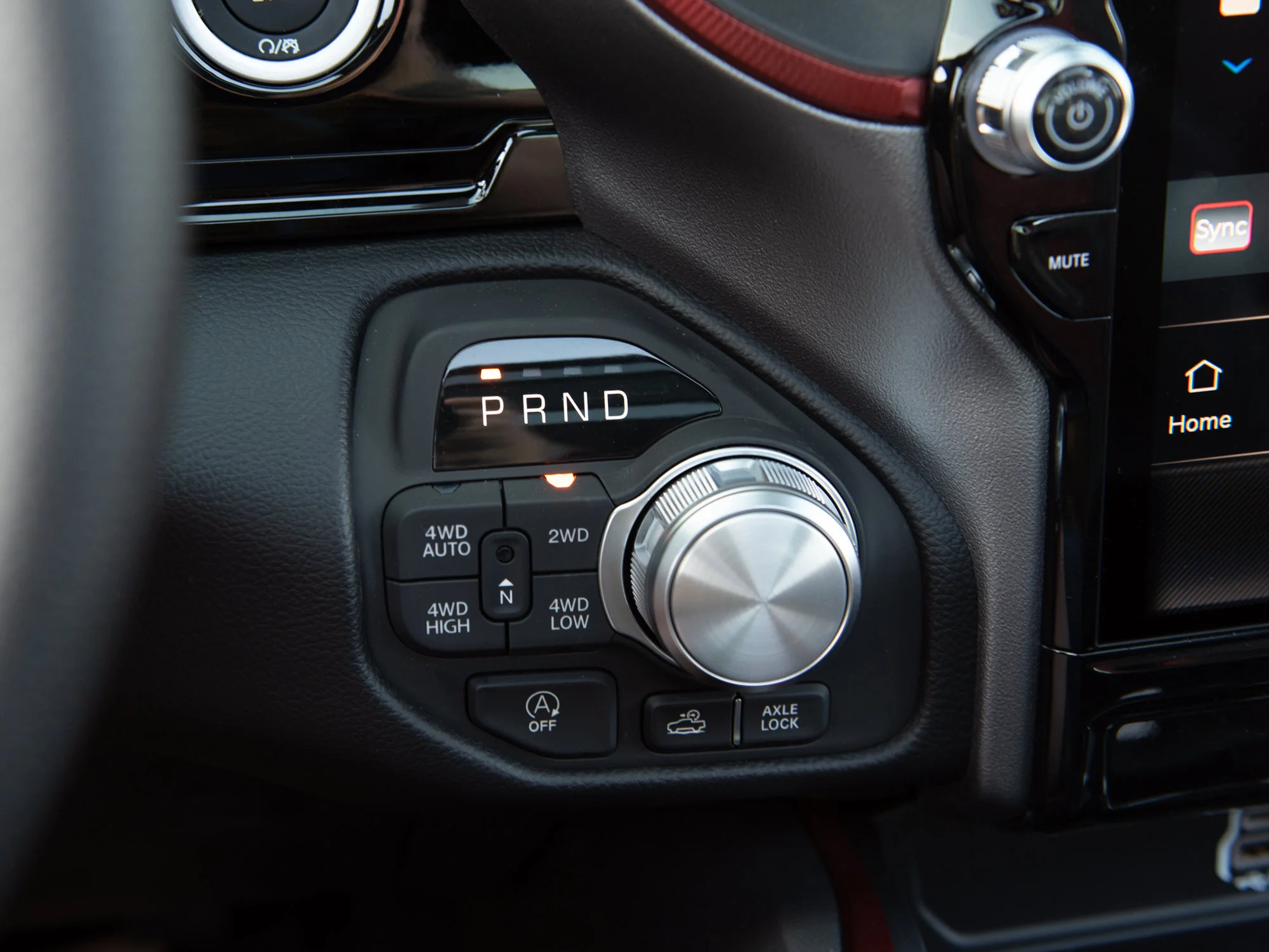 New 2026 Red RAM Rebel* Crew Cab 4x4, Pano Sunroof, 33 Inch A/T Tires, Passenger Screen image 18