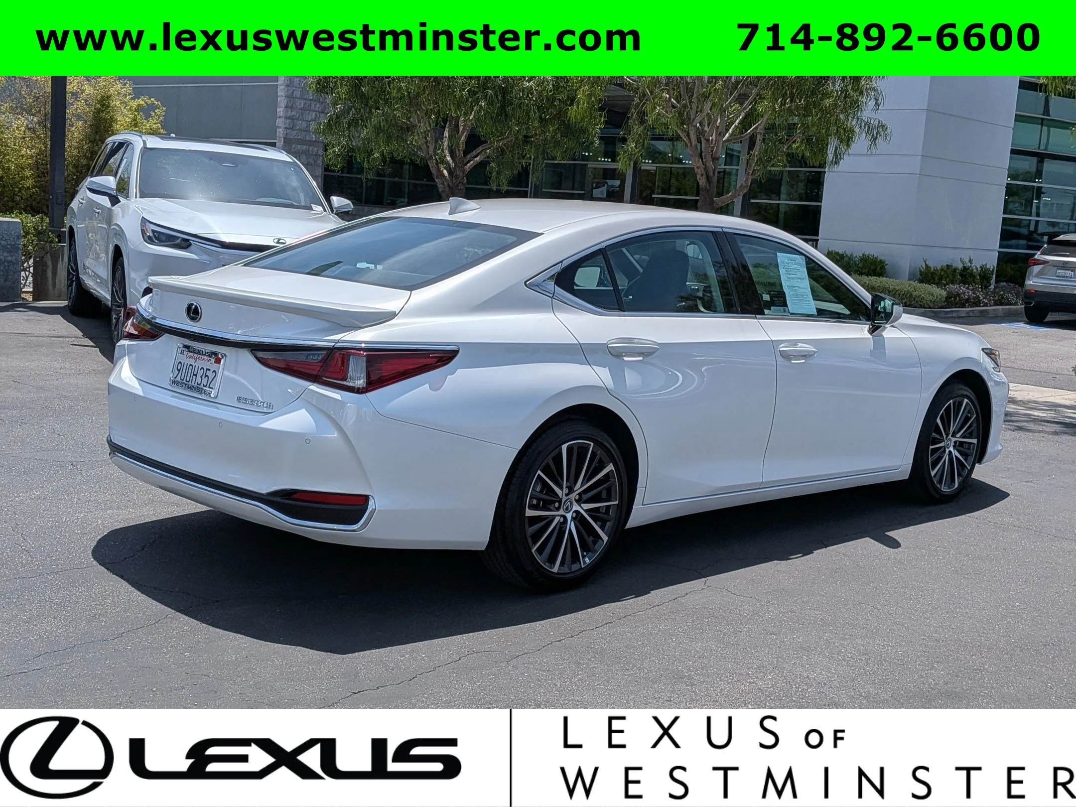 Certified Used 2025 EMINENT WHITE PEARL Lexus ES 300h image 8