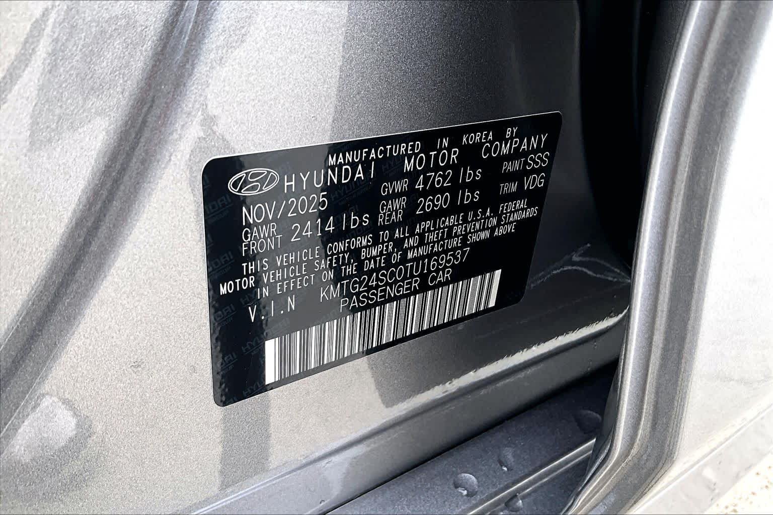 Certified Used 2026 Savile Silver Genesis 2.5T Prestige image 58