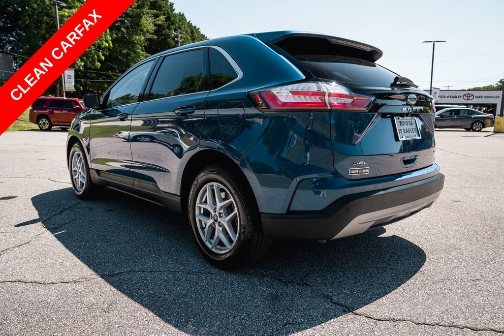 Used 2024 Blue Metallic Ford SEL image 5
