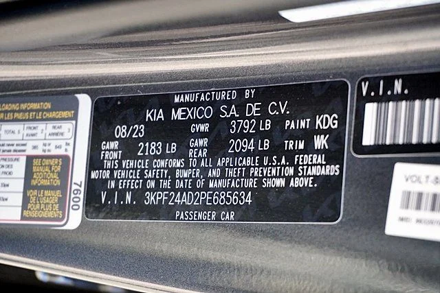 Used 2023 Gray Kia LX image 29