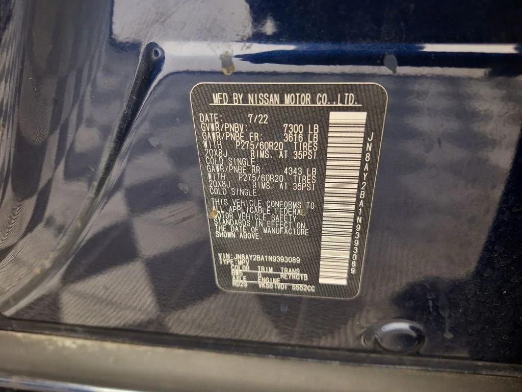 Used 2022 Blue Pearl Nissan SL image 36