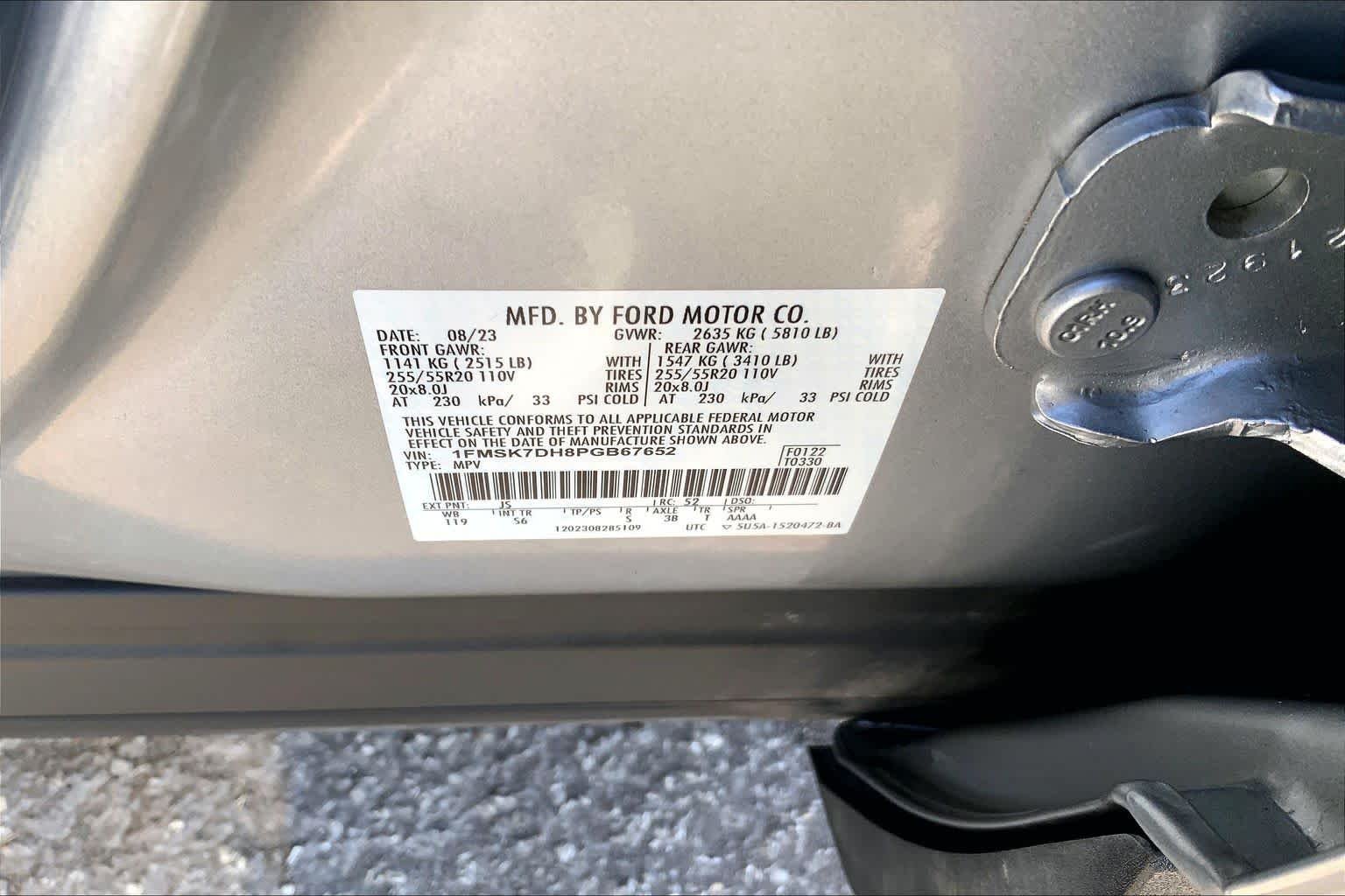 Used 2023 Iconic Silver Metallic Ford XLT image 33