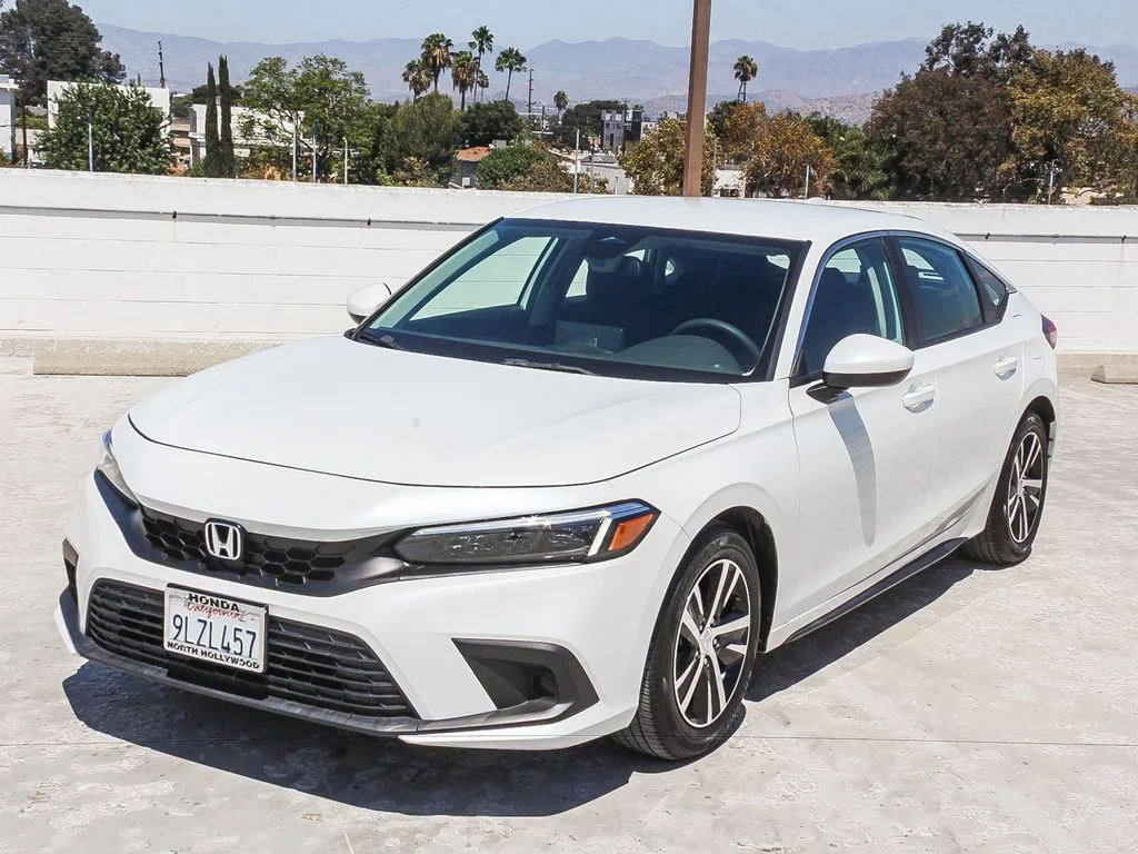 Certified Used 2024 Platinum White Pearl Honda LX image 3