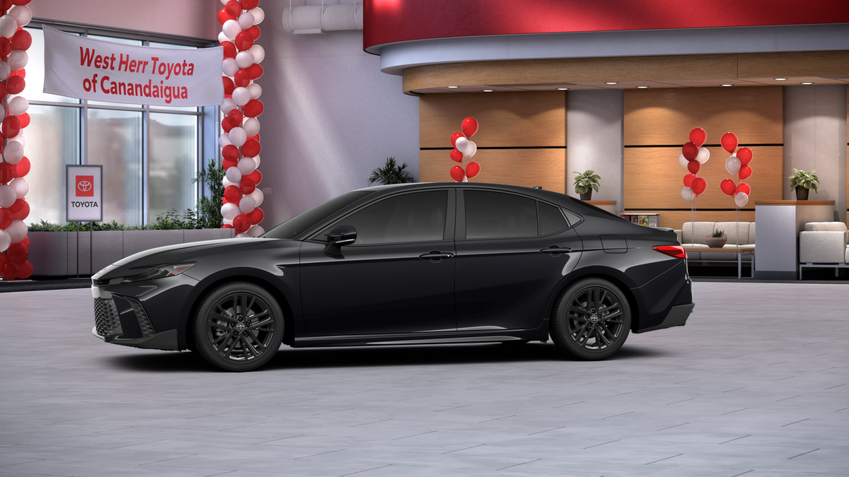 New 2026 Midnight Black Metallic Toyota SE image 3