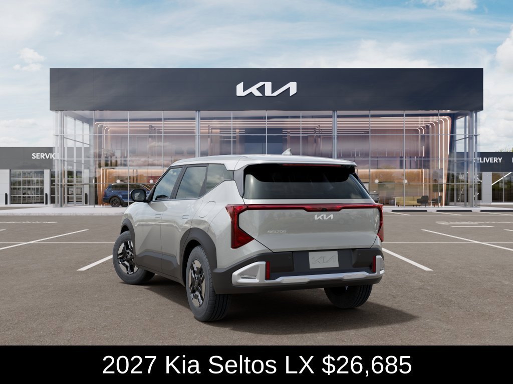 New 2027 Ivory Silver Kia LX image 5