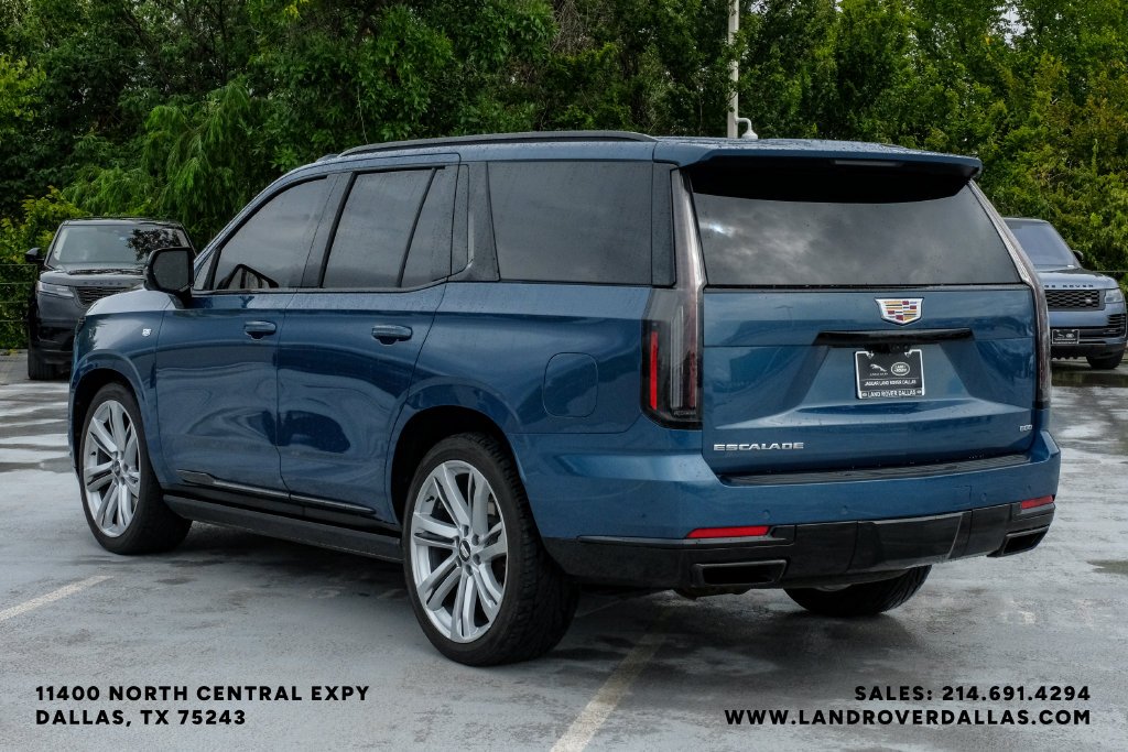 Used 2025 Deep Sea Metallic Cadillac Sport image 8