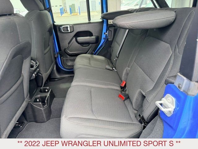 Used 2022 Blue Jeep Unlimited Sport S image 11