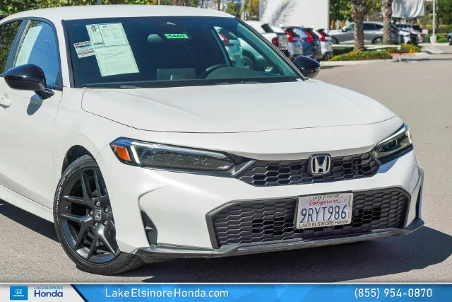 Used 2025 Platinum White Pearl Honda Sport image 2