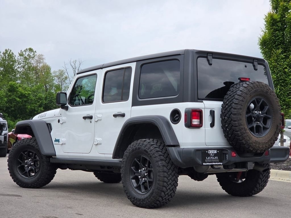 Used 2024 Bright White Clearcoat Jeep Willys image 24