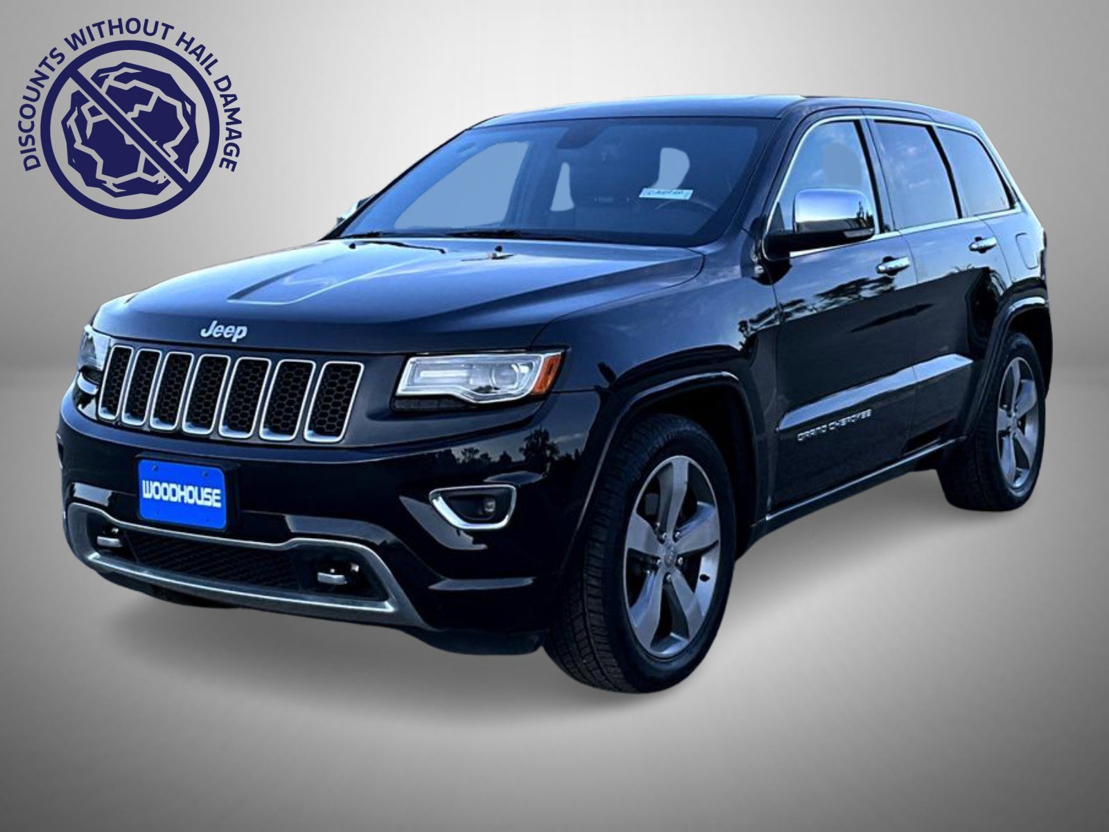 Used 2014 Brilliant Black Crystal Pearlcoat Jeep Overland image 1