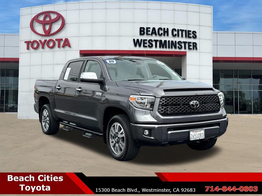 Used 2020 Gray Toyota Platinum image 1