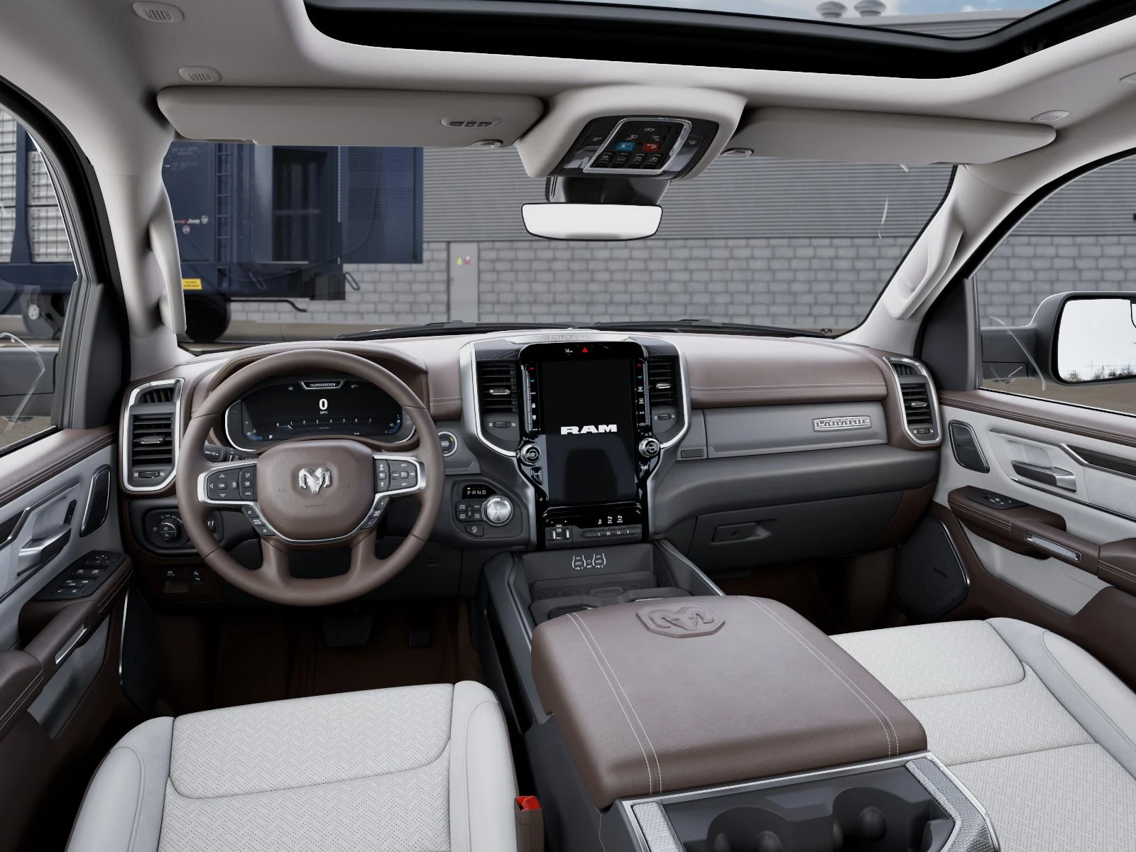 New 2027 Ivory White Tri-Coat Pearl-Coat Exterior Paint RAM Laramie image 8
