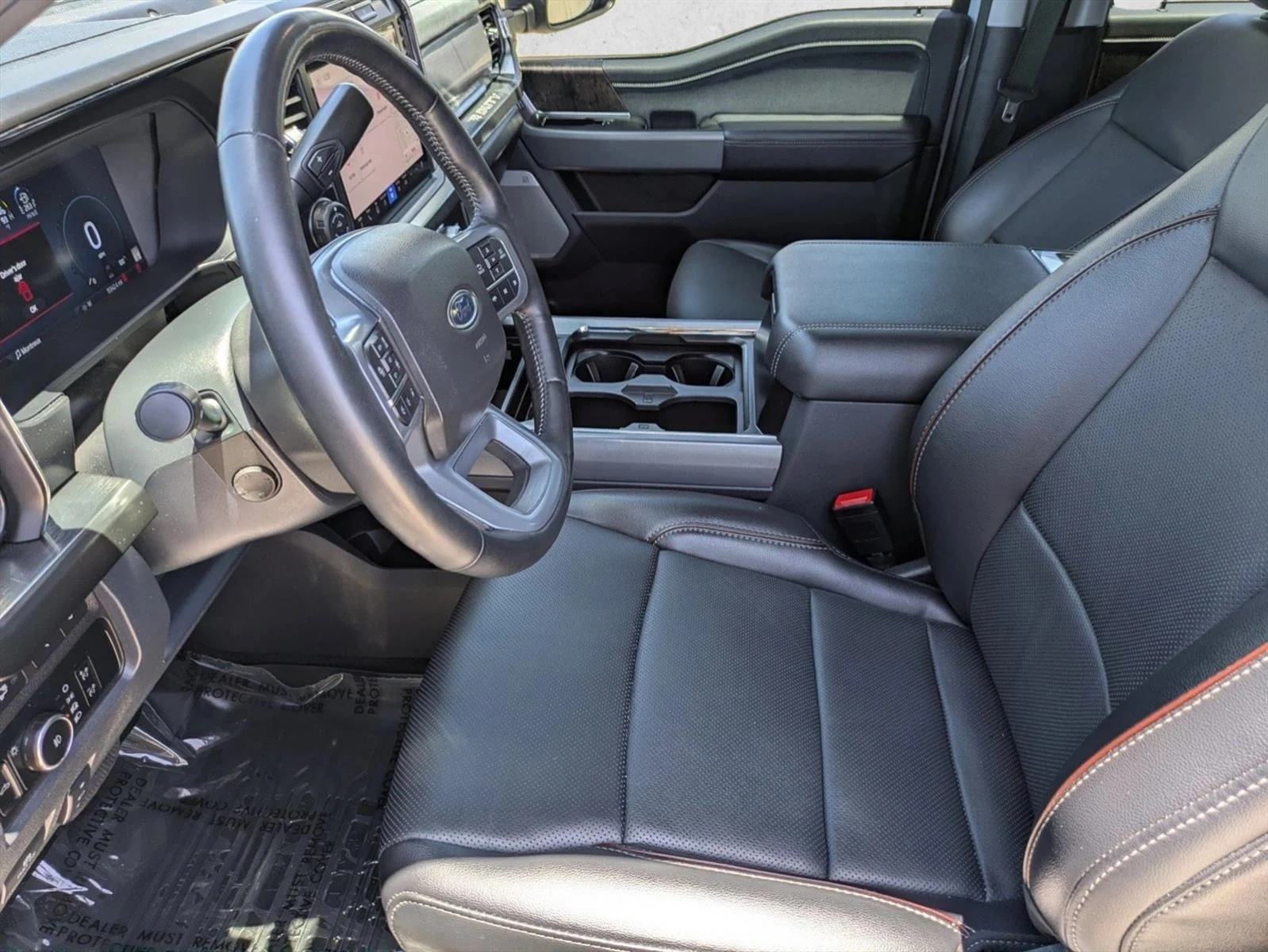 Used 2024 Glacier Gray Metallic Tri-Coat Ford LARIAT image 14