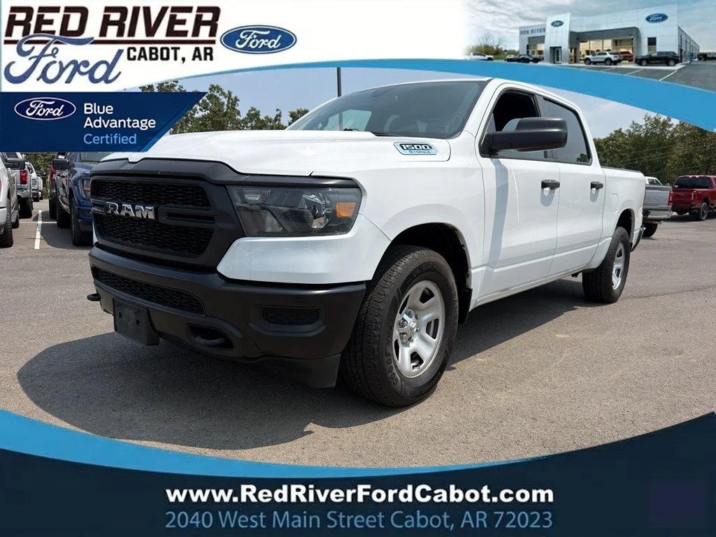 Used 2023 Bright White Clearcoat Ram Tradesman image 1