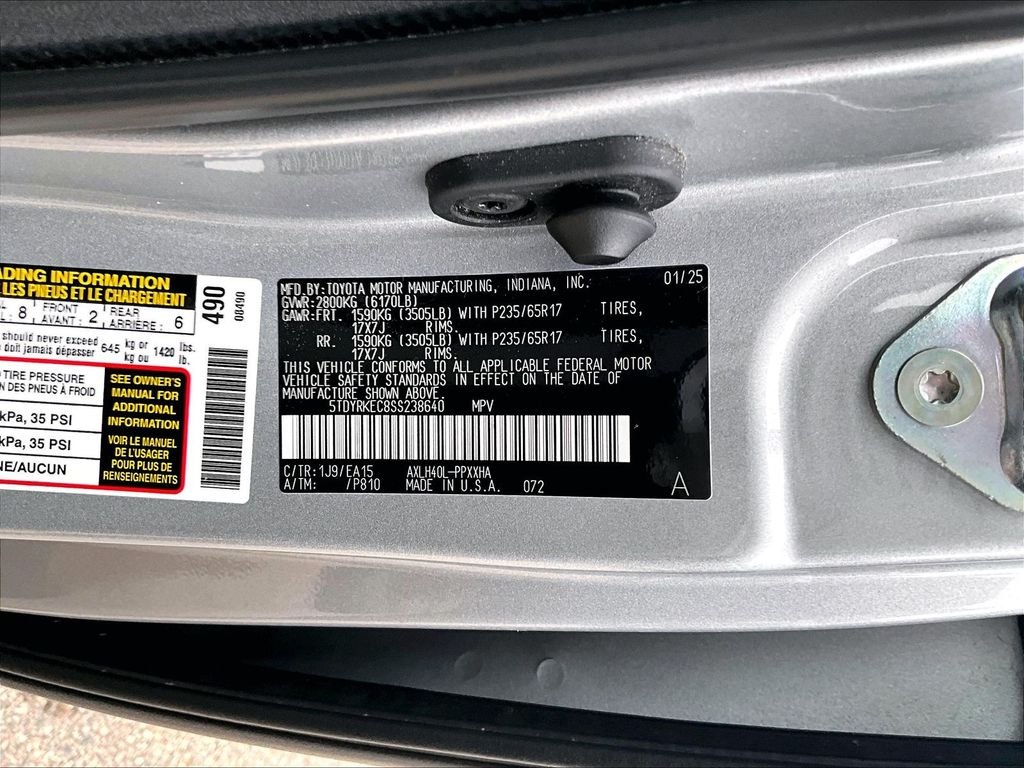 Certified Used 2025 Silver Toyota XLE image 9