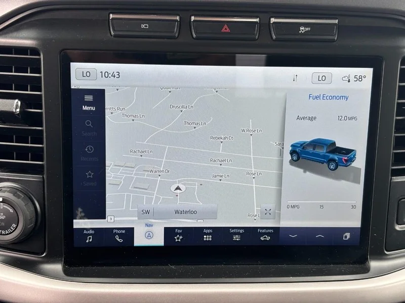Used 2023 Antimatter Blue Metallic Ford XLT image 21