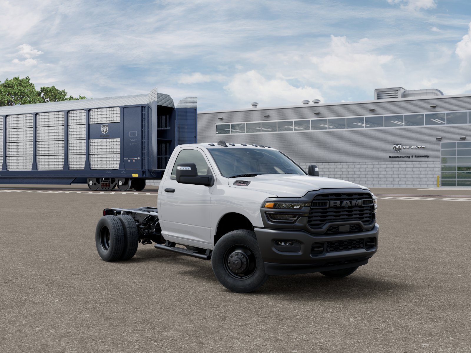 New 2026 Bright White Clear-Coat Exterior Paint RAM TRADESMAN image 3