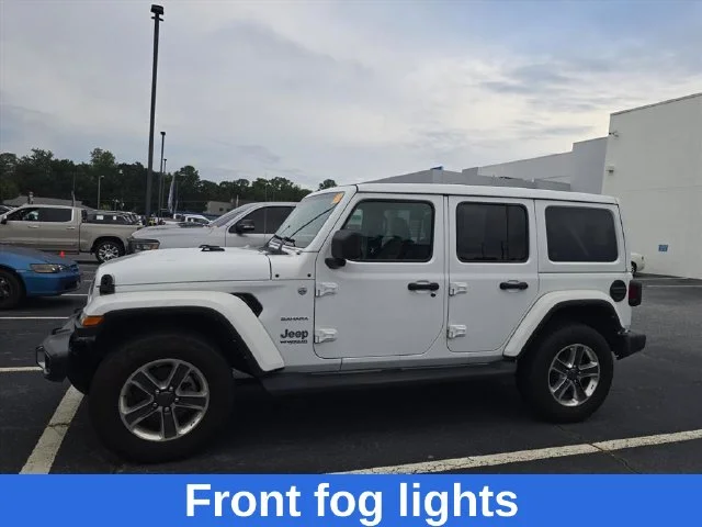 Used 2022 White Jeep Unlimited Sahara image 12