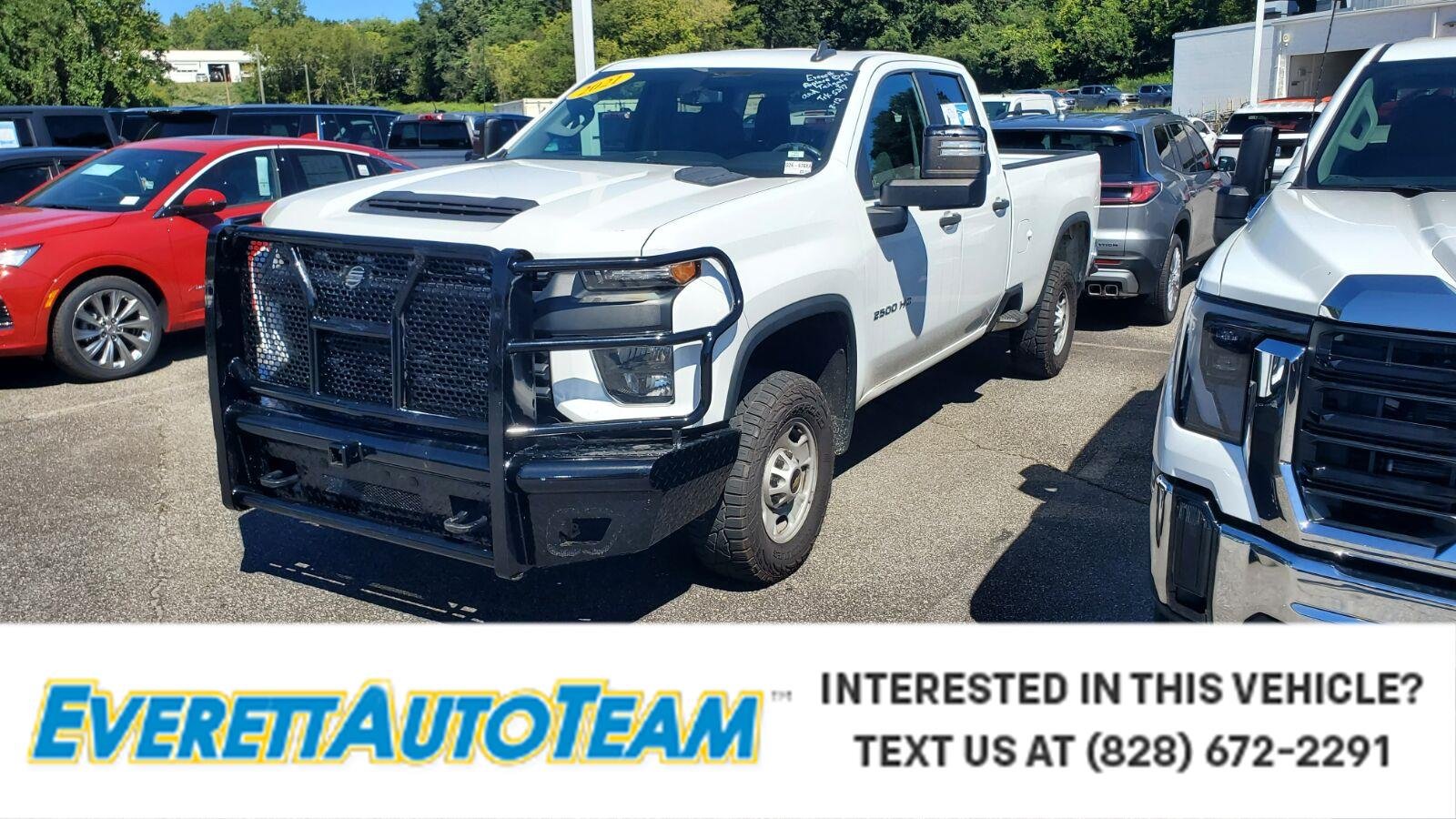 Used 2021 SUMMIT WHITE Chevrolet Work Truck image 1